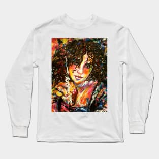 Smoking lady 77 Long Sleeve T-Shirt